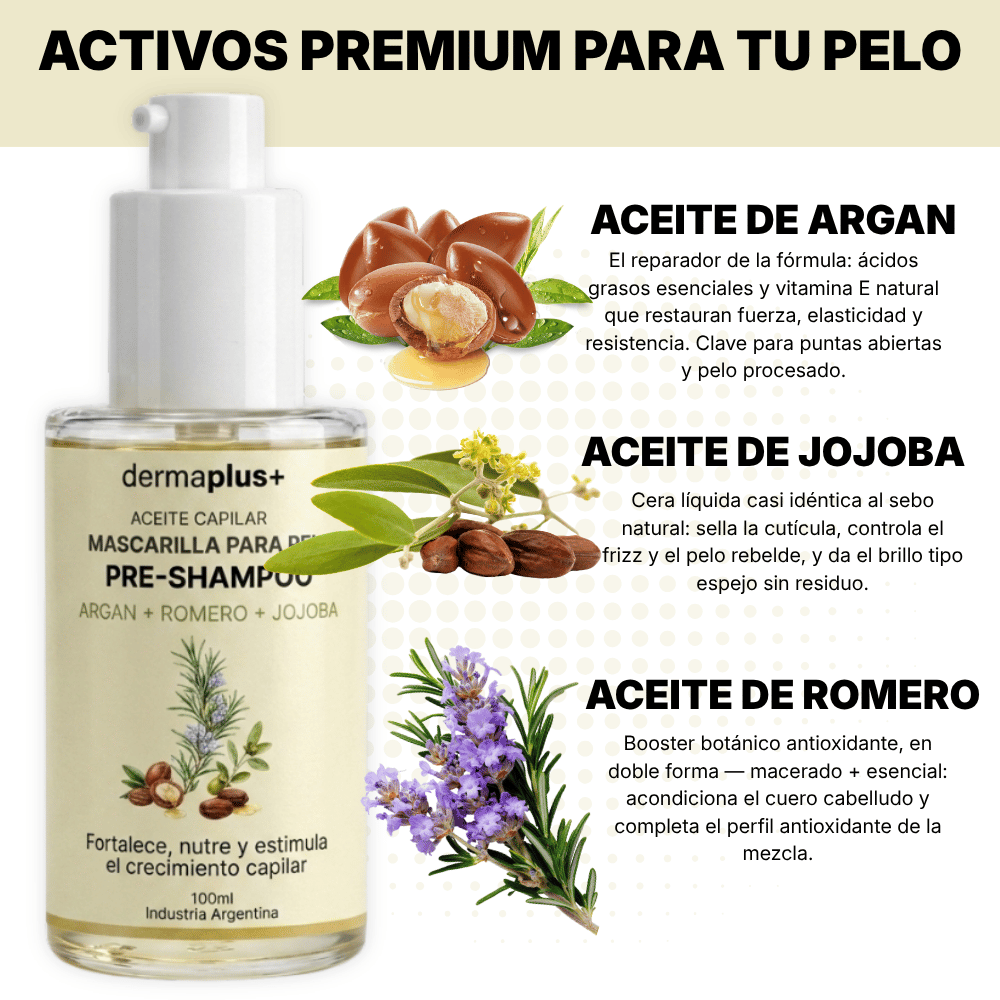 Aceite Capilar Pre-Shampoo Fortalecedor
