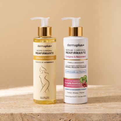 Protocolo Reafirmante dermaplus+ — Sérum y Aceite Corporal